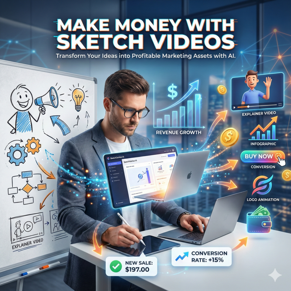 Unlocking Digital Riches: How to Make Money with SketchGenius, Your AI Illustration Partner